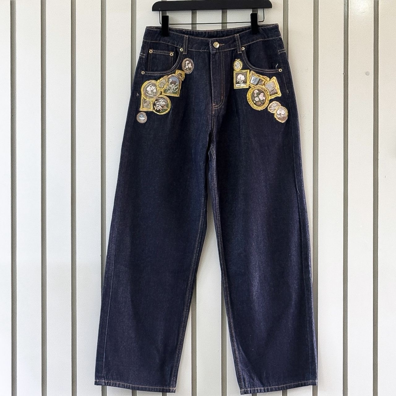 Straight Fit Classic Denim Jeans