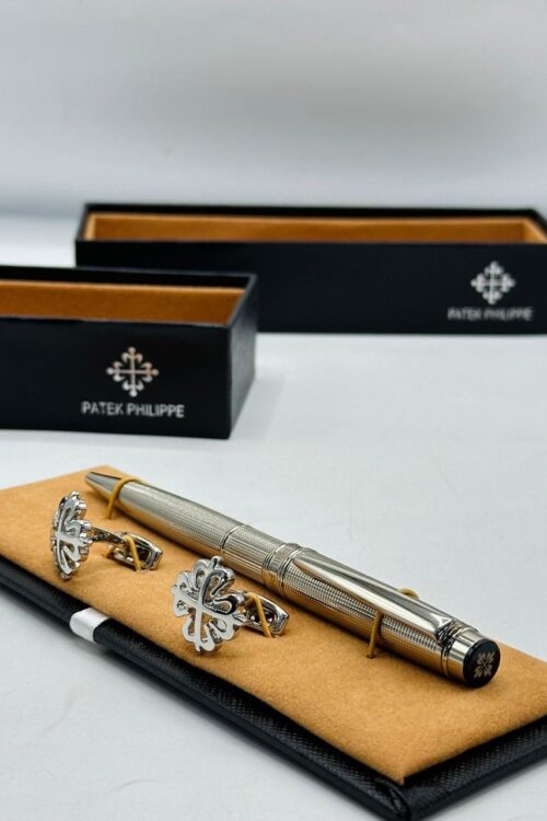 Elegant Patek Philippe pen and cufflinks