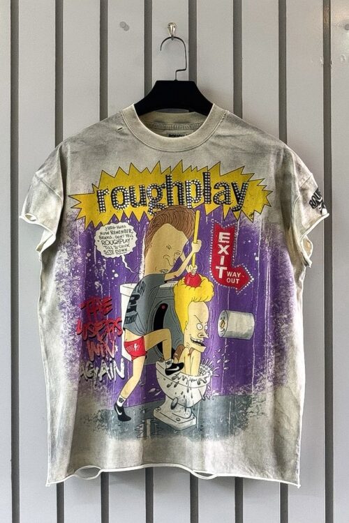 Play Rough” cut-off tee